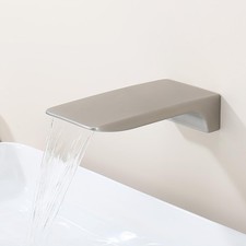 Waterfall Tub Spout Bathtub Faucet SUS304 Stainless Steel Solid Brass Brushed...