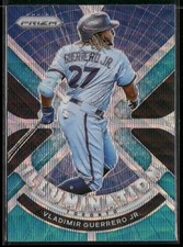 2021 Panini Prizm #IL-5 Vladimir Guerrero Jr. Illumination Green Wave Prizm