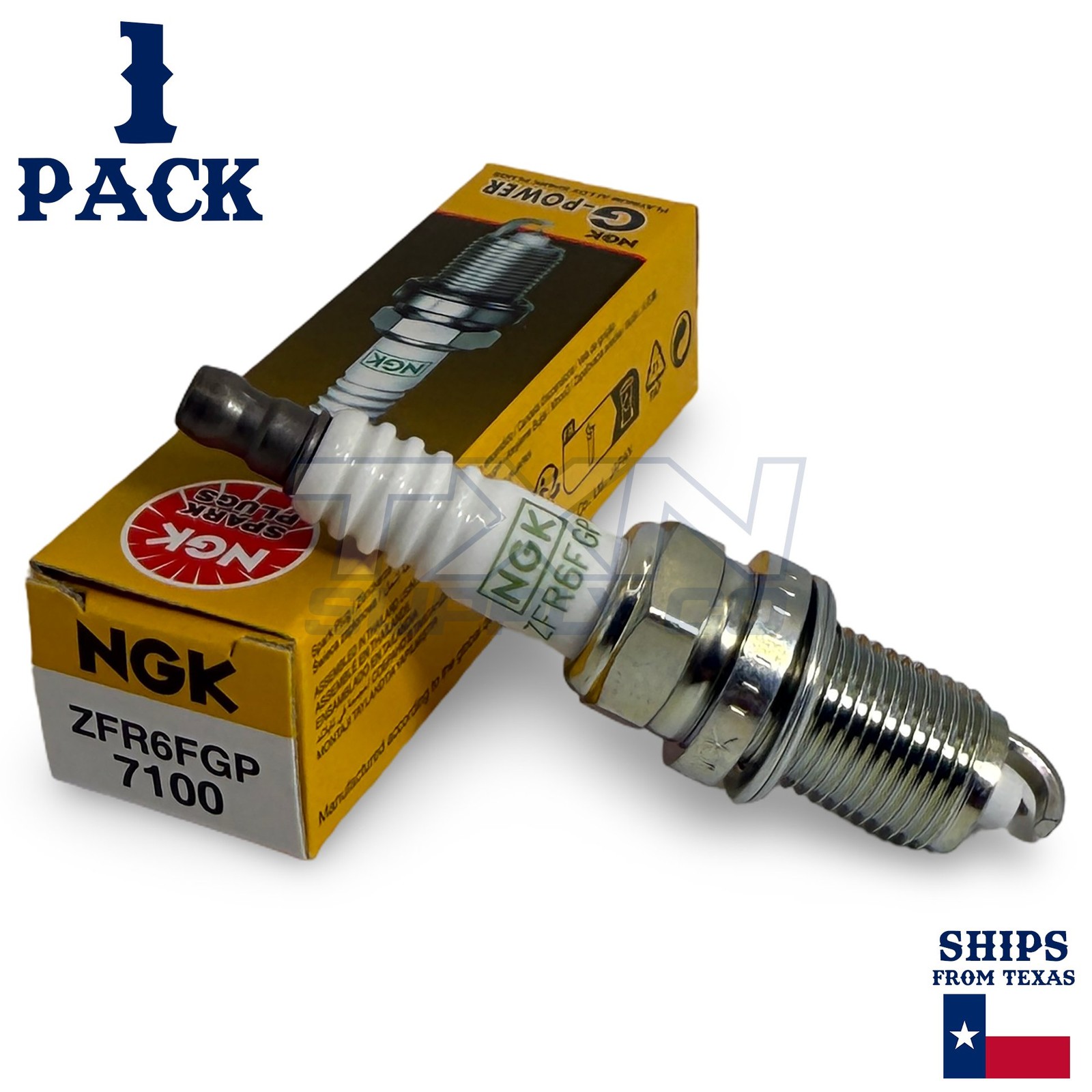 1 Pack NGK G-Power 7100 Spark Plugs ZFR6FGP