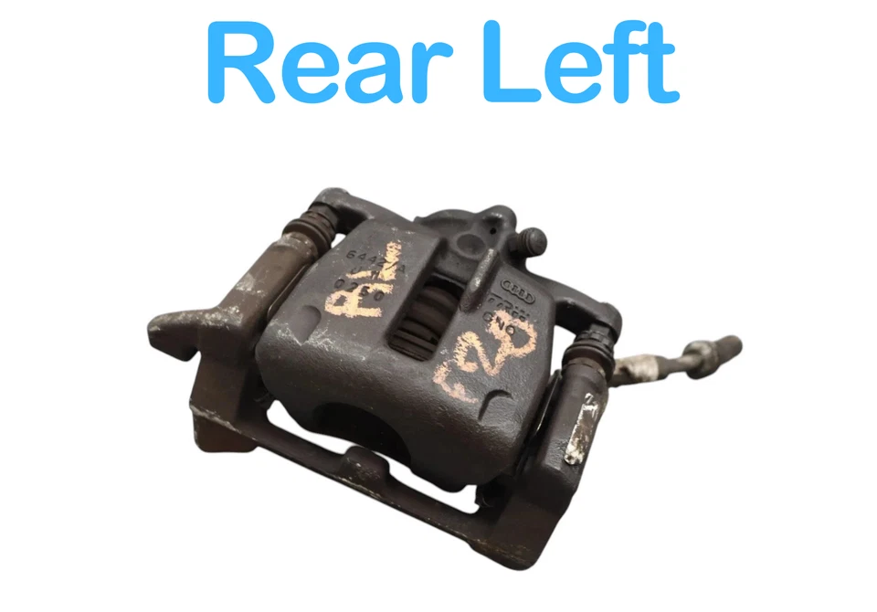 08-14 Pinza de freno trasera izquierda lado conductor Audi A4 Quattro con manguera OEM Foto 3 de 4