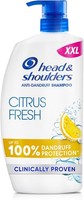 Head & Shoulders Citrus Fresh Anti Dandruff Shampoo For Greasy Hair, 1000ml, Up