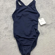 Dolfin Swimsuit Women’s Size 36 Ocean Basic Navy Performance Back 1 PC 7482S