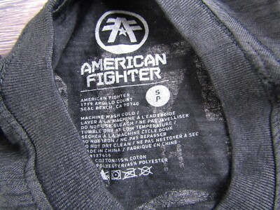 オーダー専用 American Fighter Mens Small Training T Shirt UFC MMA Gym Workout