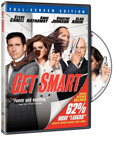 Get Smart (DVD, 2008, Full Screen)  **DISC ONLY - NO CASE**