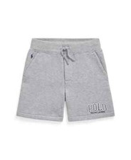 NWT Polo Ralph Lauren Little Boys Logo Fleece Short Gray Heather 3/3T