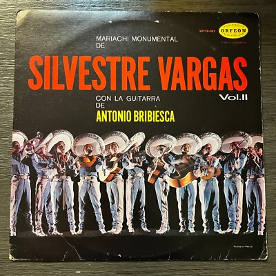 Mariachi Monumental De Silvestre Vargas & Guitarra De Antonio Bribiesca Vol 2 Lp