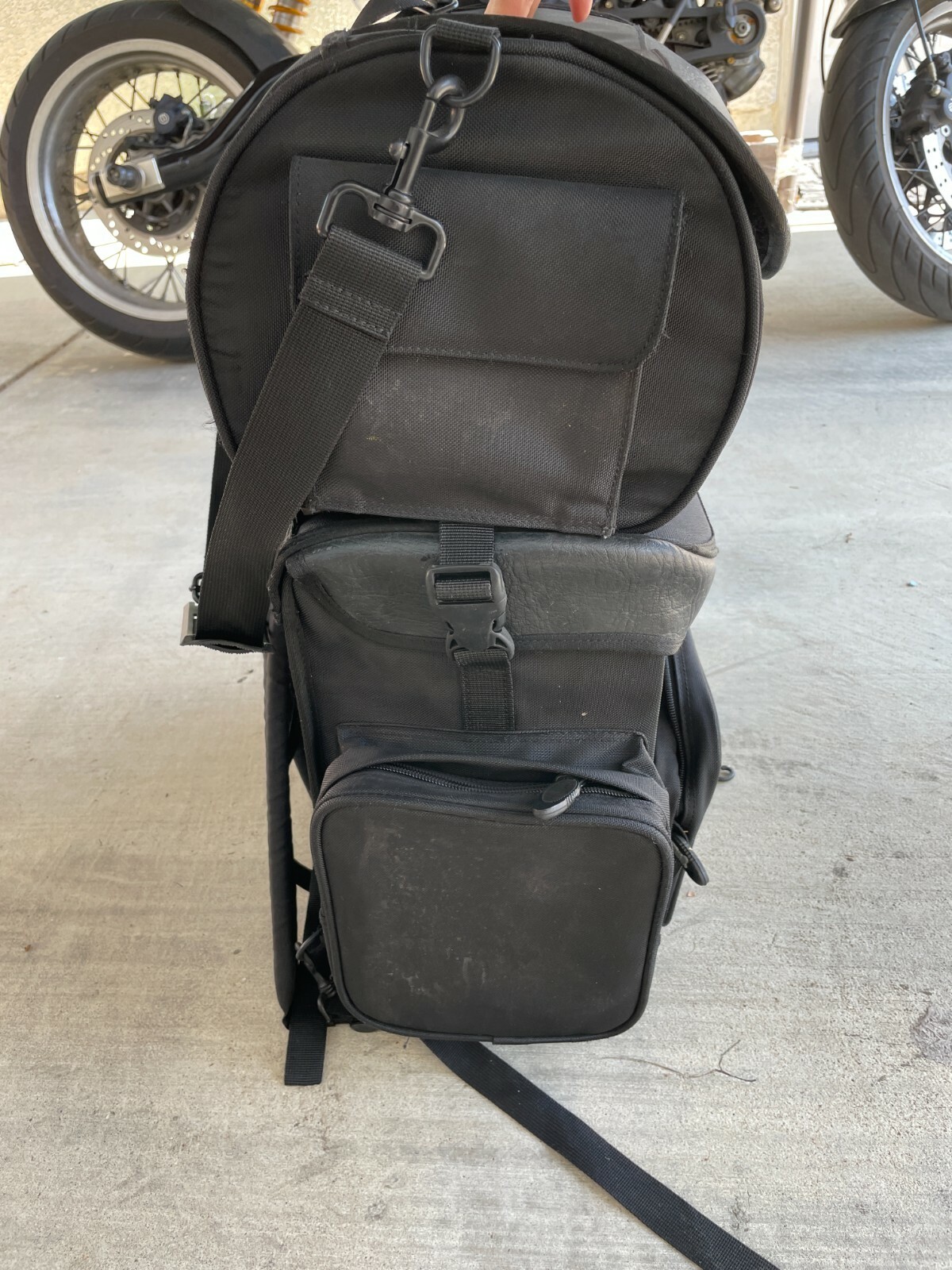 Tourmaster Giant Travel Sissy Bar Motorcycle Luggage Bag eBay