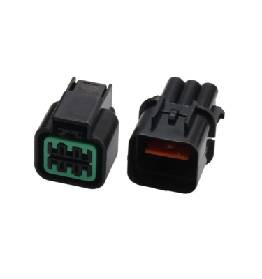 Connettore elettrico impermeabile, Femmina, maschio, 5 PIN, Rosso, Nero