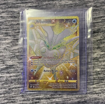 golden frosmoth pokemon card Pokemon TCG Rebel Clash FROSMOTH 204/192 Gold Secret Rare CGC Graded 9 MINT
