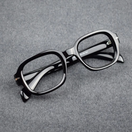 Acetat Dicke Vintage Brillenfassung Handgefertigt Eckig Herren Brille Brillengestell Unisex - Bild 27 von 42