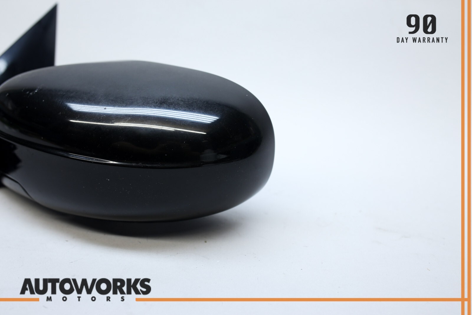 05-08 Maserati Quattroporte M139 Left Driver Rear View Door Mirror Black OEM