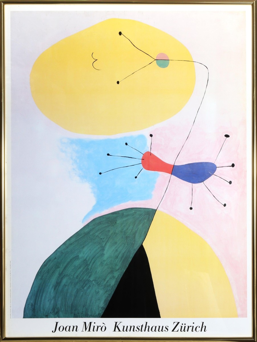 Joan Miro, Kunsthaus Zurich, Poster | eBay