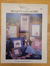 Hearts and Home DDB-1 Debra Designs Cross Stitch Pattern Leaflet