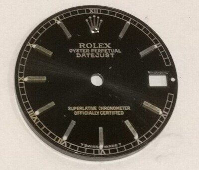 ROLEX Black  Dial Ladys 31mm midi original Oyster Perpetual Datejust