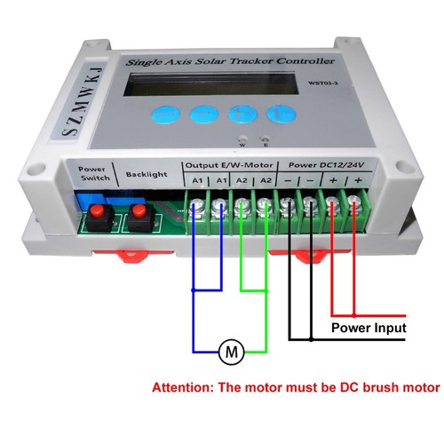 Single Axis Solar Panel Tracking Sunlight Tracker Controller DIY PV Solar System - Picture 8 of 12