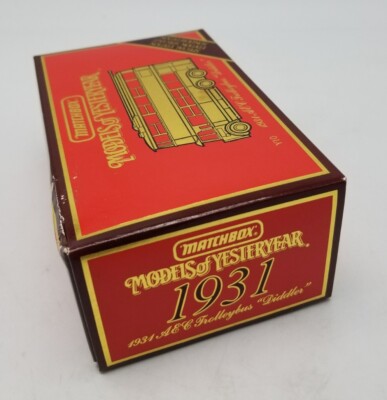 Matchbox Y10 - 1931 AEC Trolleybus 'Diddler' - Miniature Collection