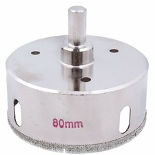 80mm 3.15" Diamond Tile Hole Saw Glass Drill Bit Masonry Tools for Stone Ceramic