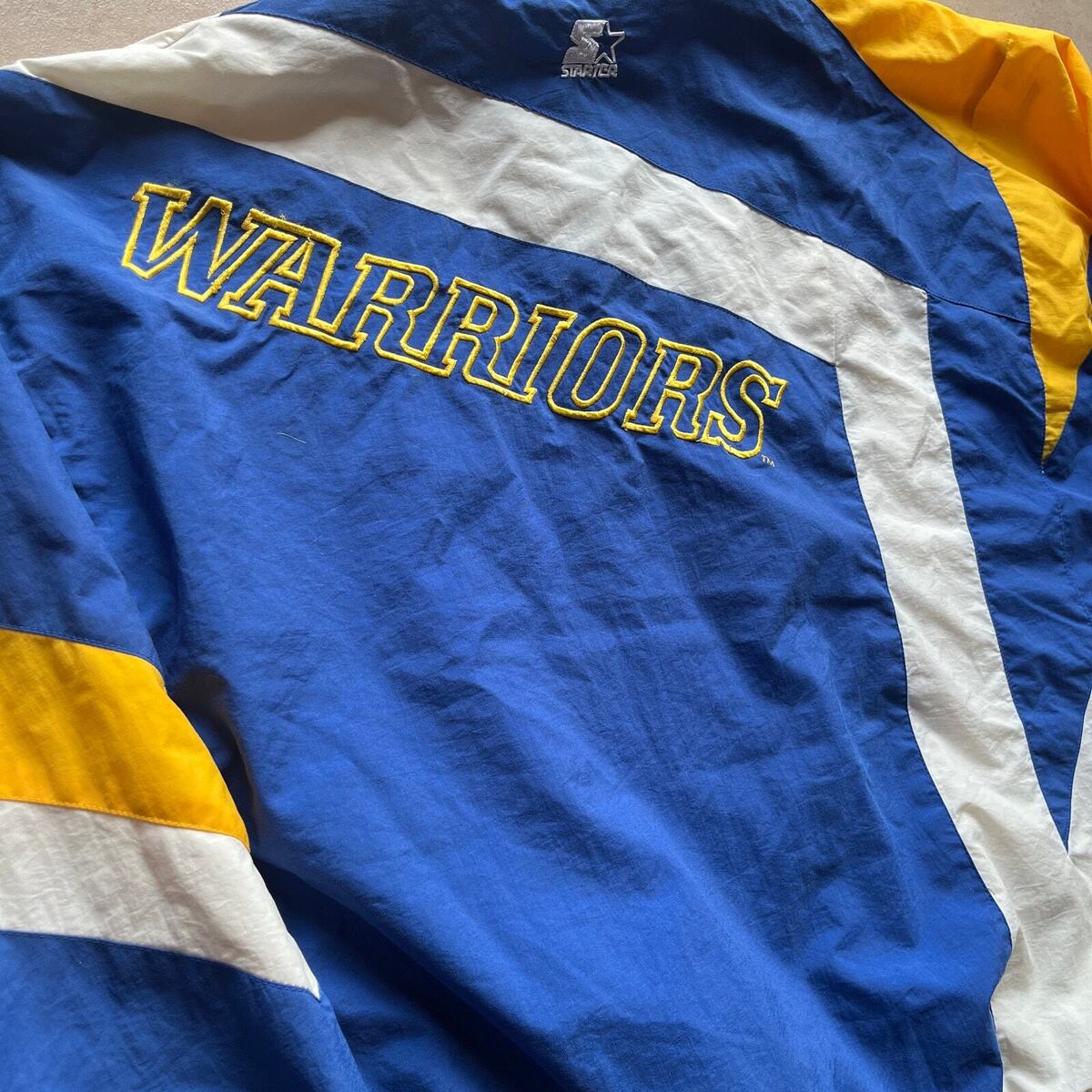 Golden State Warriors 90s Starter windbreaker STAR jacket L Golden State Warriors 90s Starter windbreaker STAR jacket L