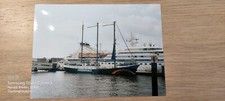 Photo Sailing Ship Rainbow Warrior Approx 18 x 13cm