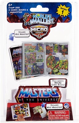 World's Smallest Masters of the Universe Micro Comic Book - New - Free Ship