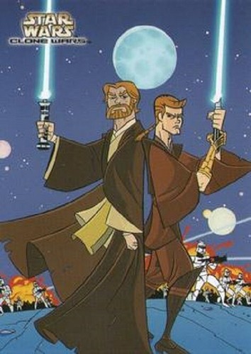 STAR WARS CLONE WARS ANIMATED CARDS 1 TO 90 BASE / BASIC CARDS BY TOPPS - Picture 107 of 109