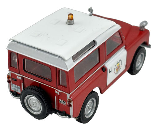 DIECAST 1/43 LAND ROVER S2 SERIES 2 SWB HARD BACK BOMBEROS BARCELONA FIRE DEPT. - Picture 3 of 4
