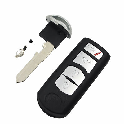 Remote Key Fob Shell Case Keyless Entry for Mazda 3 2015 2016