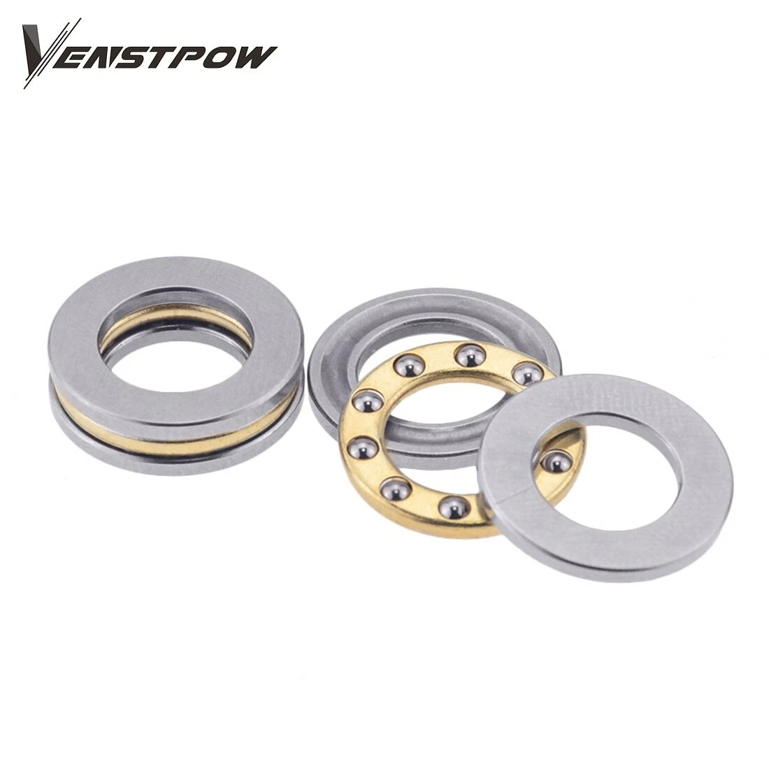 10Pcs Ball Bearing Thrust Bearing F8 14M Axial Ball Thrust Bearing