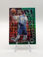 Russell Westbrook 2022-23 Panini Mosaic Elevate Green Prizm #16 Clippers