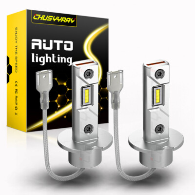 H3 LED Fog Light Bulb Conversion Kit Super Bright Canbus Super White High Power