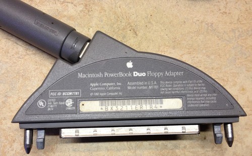 Apple Macintosh PowerBook Duo Floppy Adapter with Macintosh 1.4 MB Floppy Disk D - Afbeelding 4 van 5