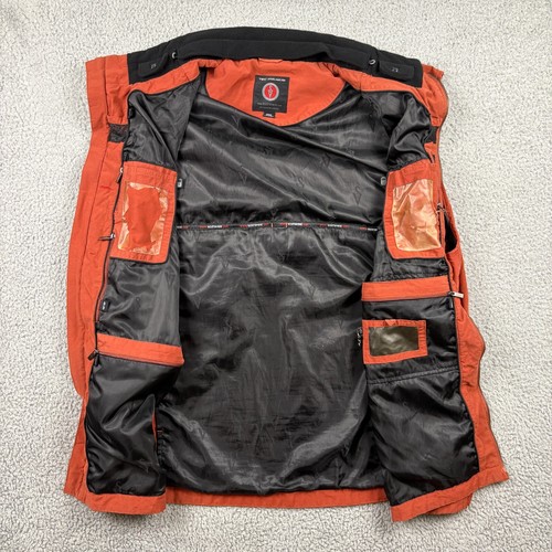 SCOTTeVEST Vest Mens 3XL Orange Full Zip Outdoor Travel Pockets Lined - Picture 2 of 24