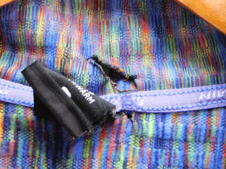 Nike Pro Hyperwarm Rainbow Static Long Sleeve Pullover 1/4 Zip Athletic M - Image 4 of 4