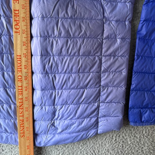 All in Motion Jacket Girls 2XL XXL Blue Purple Hooded Full Zip Nylon Zip Pockets - Picture 7 of 9