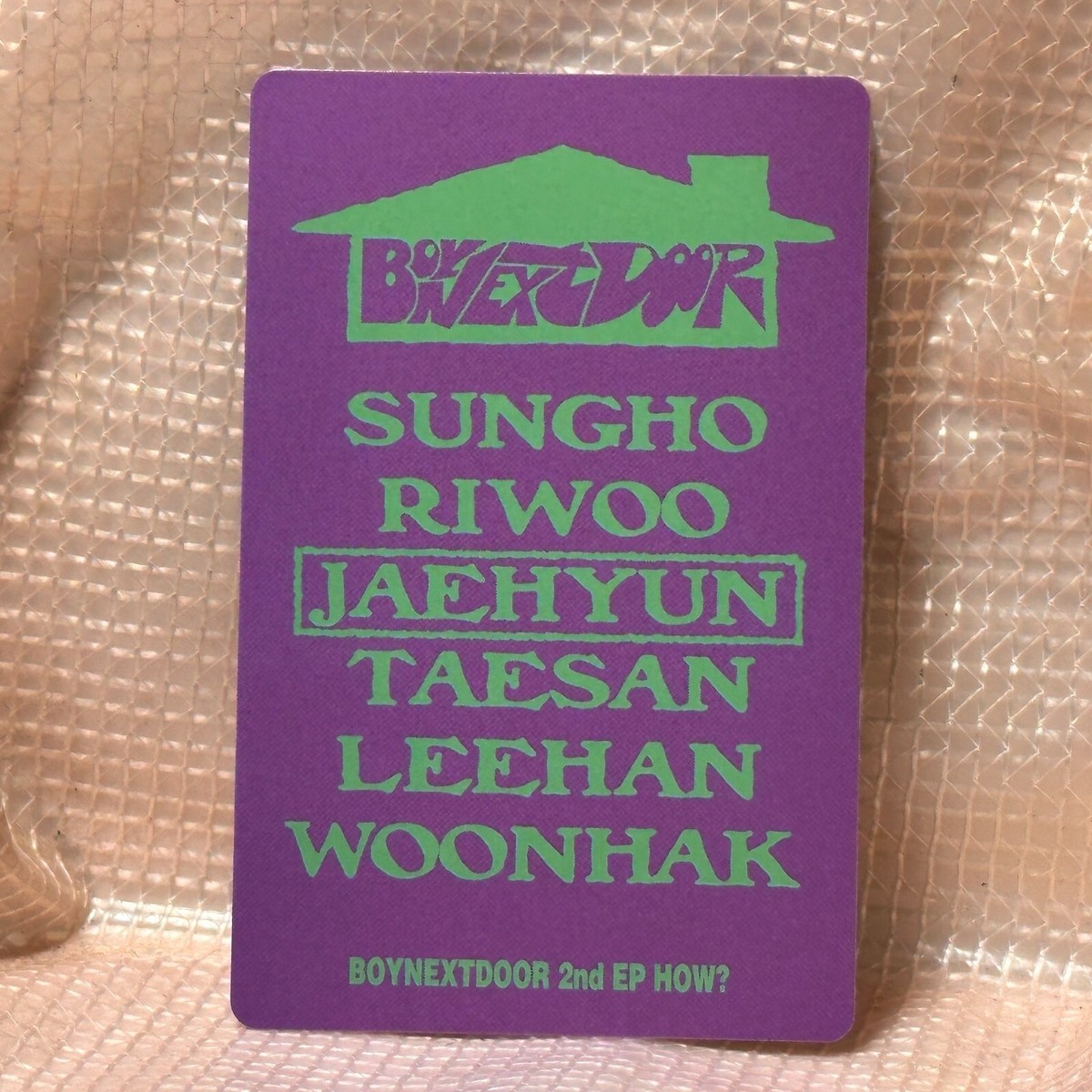 Jaehyun Official Boynextdoor 2nd EP Album How Sticker Ver