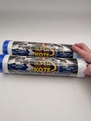 Cartridge for Grease Gun Superkote 2000/ Lithium Grease Blue EP 14 oz.2 Pack.