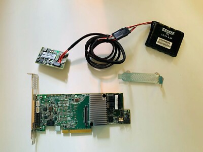 LSI 9361-8i 1GB SAS SATA 8-port PCI-E 12Gb RAID Controller Card + CVM02 BBU