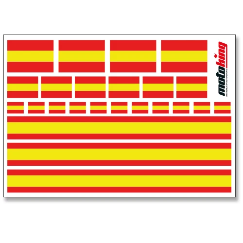 SPANIEN AUFKLEBER | FLAGGEN STICKER | HELM FAHRRAD MODELLBAU BOBBYCAR AUTO