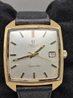 Omega Seamaster 34mm Silver Tone Date Dial Automatic Mens Watch 166.042
