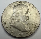 1963- D Franklin Half Dollar R33