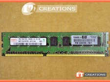 LOT OF 4 HP 1GB PC3-10600E UNBUFFERED ECC DDR3-1333 MEMORY MODULE 500208-561