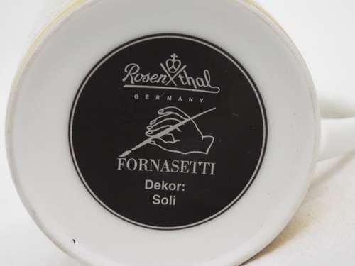 Rosenthal Fornasetti Soli Espresso Demitasse Tasse & Untertasse Gold Sun Germany - Bild 16 von 16