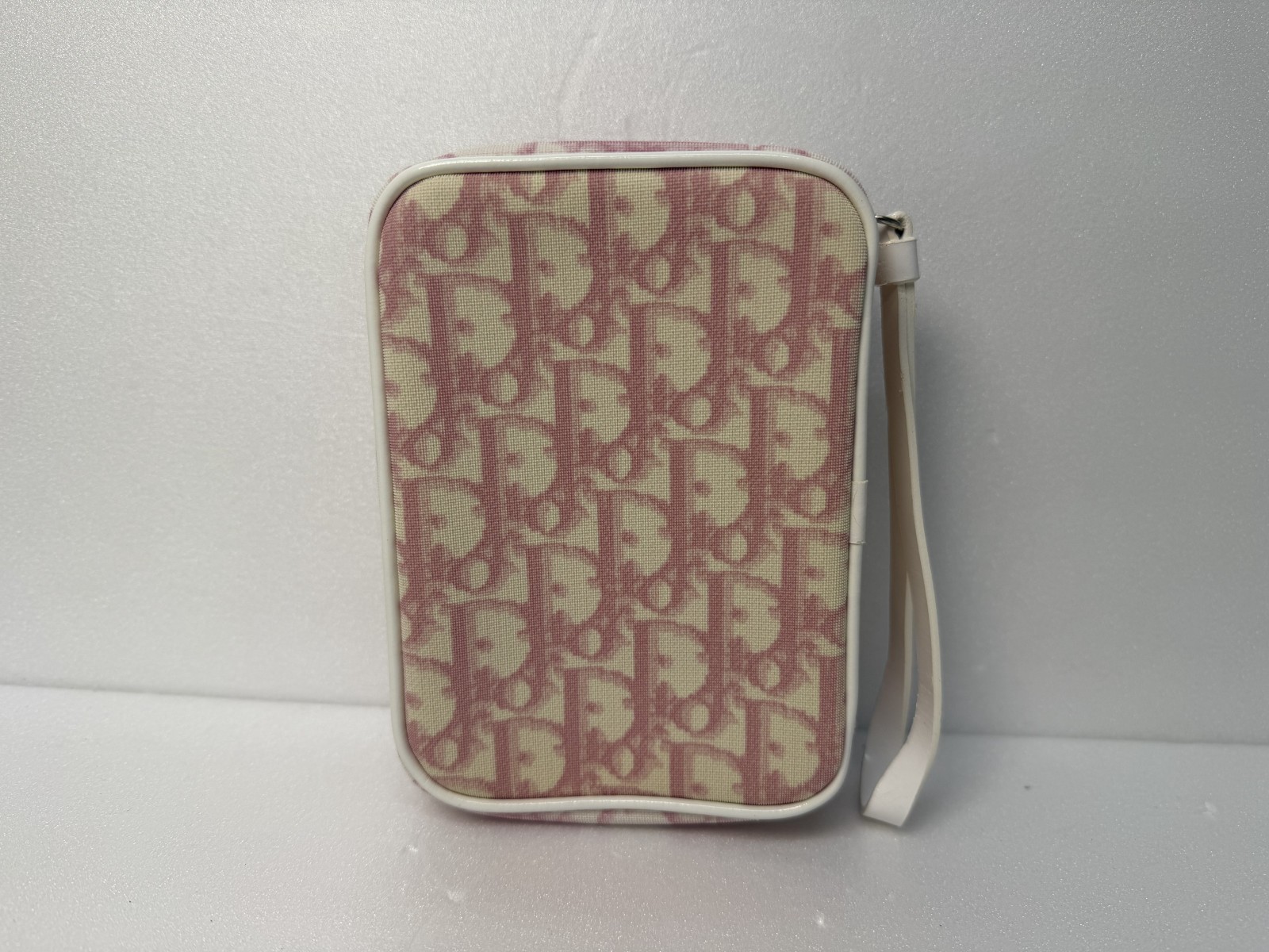 Dior Pouch Trotter Pink Canvas No2 CD Authentic thumbnail 3