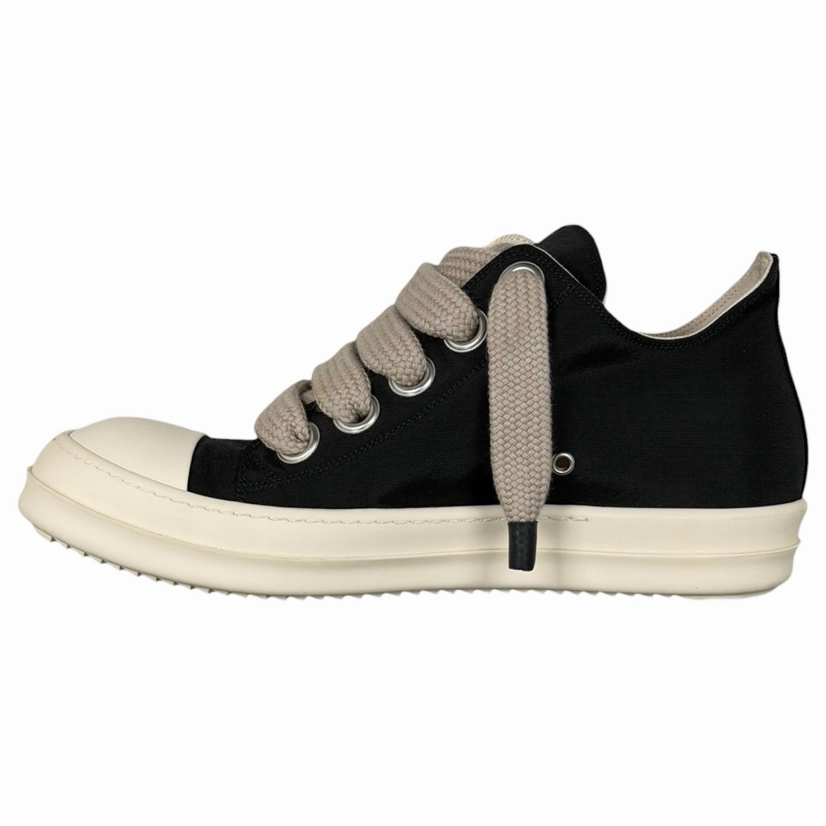 Rick Owens DRKSHDW PODS MILK サイズS Size 44 / US11 - Rick Owens Drkshdw Ramones Jumbo Lace Low Black