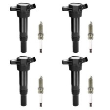 Confezione 4 Bobine Accensione UF651 E Candele Per Hyundai Elantra Tucson Kia Forte