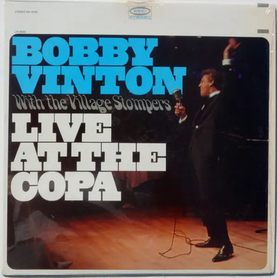 LP Bobby Vinton With The Village Stompers Live At The Copa NEAR MINT Epic