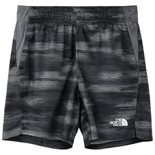 The North Face Mens 24/7 7in Print Shorts (TNF Black Big Space Dye)