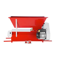 Pigiadiraspatrice Baesso 191 a motore acciaio verniciato tramoggia 50x95 cm