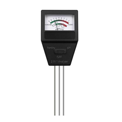 Compact Soil Testing Kit pH Meter 2 in 1 Tester Soil Fertility Meter for Garden