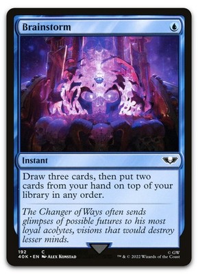 Brainstorm #192 (NM) Warhammer 40,000 40K Magic MTG